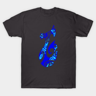 MATAU - Blue (Fish hook) T-Shirt